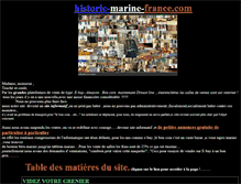 Tablet Screenshot of historic-marine-france.com